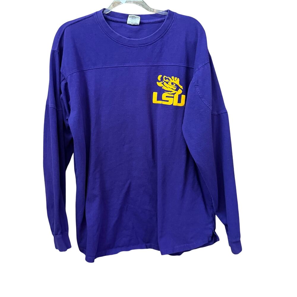 Pressbox LSU Womens Boxercraft Style Long Sleeve Top XL Louisiana Tigers